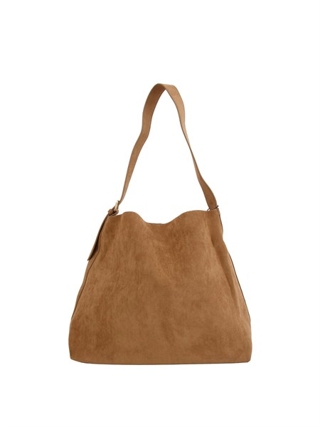 borsa adelio emme marella in jersey spalmato cammello adelio