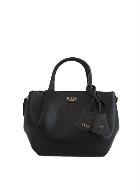 borsa amorette guess jeans in ecopelle nera hwbg7898060