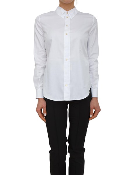 camicia elisabetta franchi in cotone bianco ca12561e2