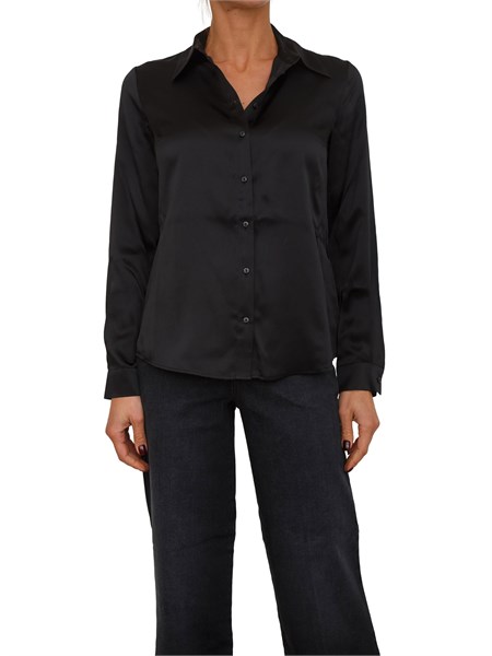 camicia faustina nenette in seta nera faustina