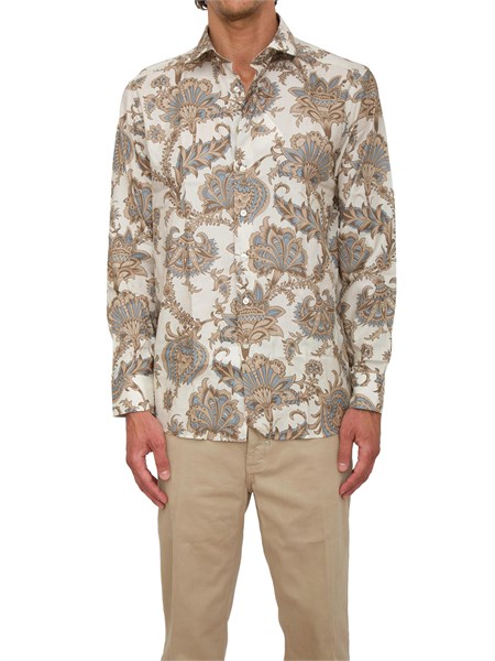 camicia manica lunga uomo etro beige mrib000199sa5f0