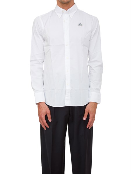 camicia manica lunga uomo la martina bianco ccmc02pp003