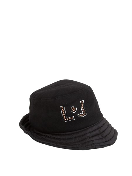 cappello donna liu jo nero tf4301t2621