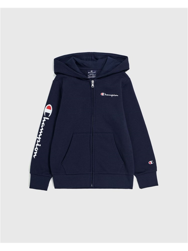 CHAMPION CHAMPION 306507 Bs501 Felpa Zip Capp Blu Bambino