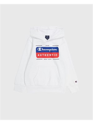 CHAMPION CHAMPION 306512 Ww001 Felpa Capp Bianco Bambino in Felpe