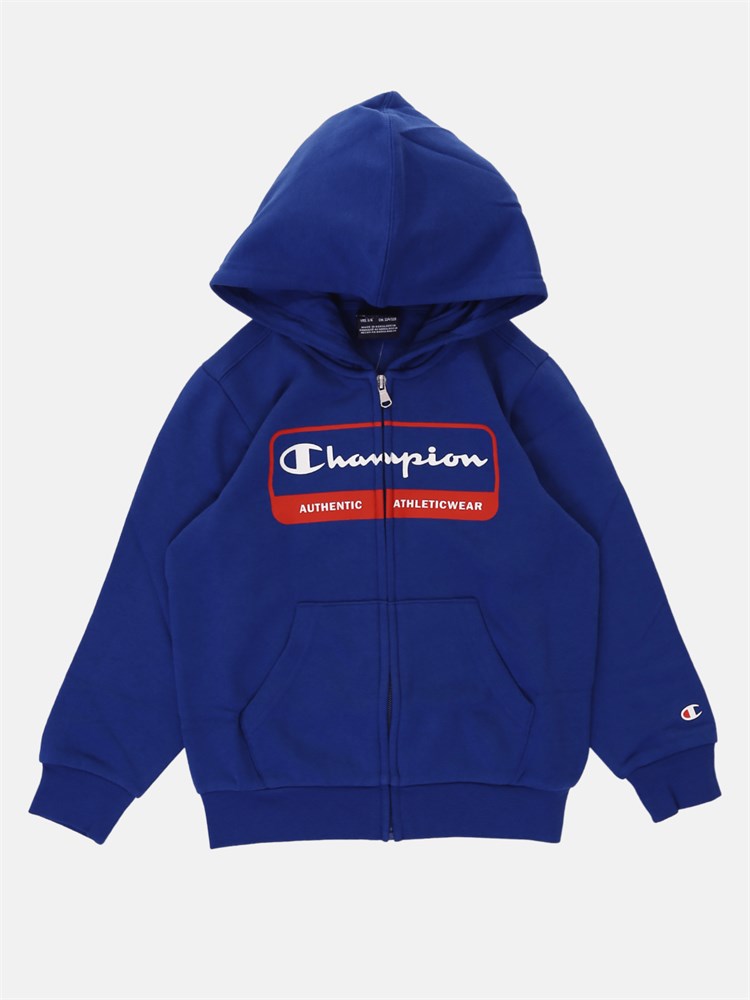 CHAMPION CHAMPION 306514 Bs025 Felpa Zip Capp Blu Bambino