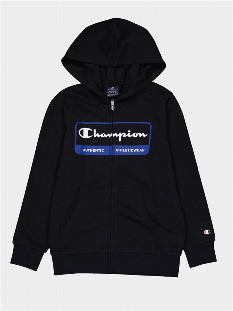 CHAMPION CHAMPION 306514 Kk001 Felpa Zip Capp Nero Bambino