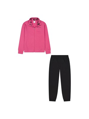 CHAMPION CHAMPION 116899 Ps044 Tuta Full Zip Rosa-Nero Donna in Tute