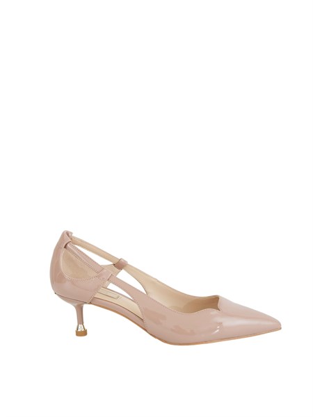 decollete liu jo deva in vernice rosa con cut out sf5013ex004