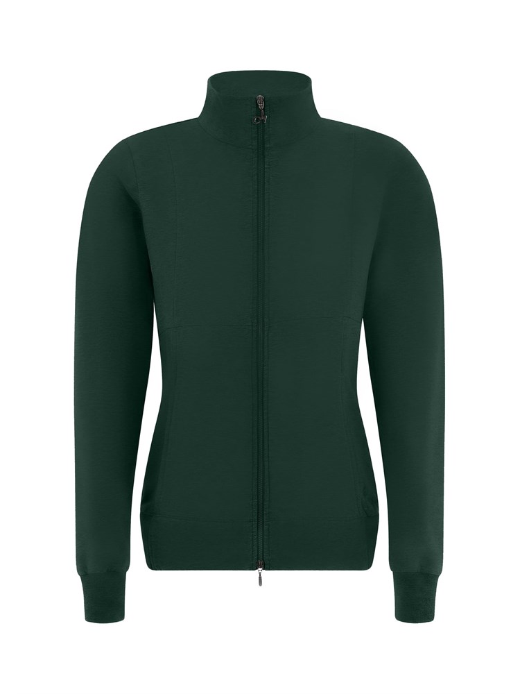 DEHA DEHA A00520 87629 Felpa Full Zip Verde Donna