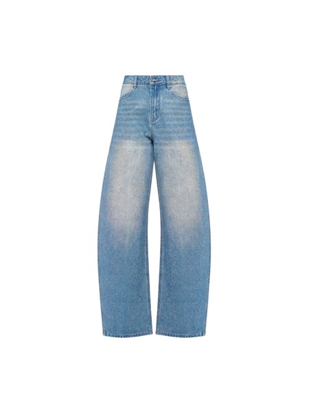 denim chardon twenty fourhaitch lavaggio medio strass all over charon