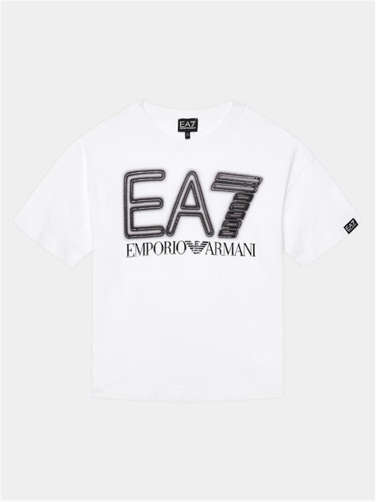 EA7 EMPORIO ARMANI EA7 EMPORIO ARMANI 3DBT57 Bj02Z 1100 T-Shirt Bianco Bambino