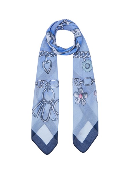 foulard grande blu liu jo donna 2a6054t2745