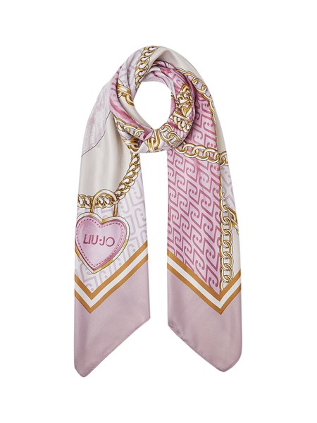 foulard grande liu jo donna rosa antico 2a6048t2745