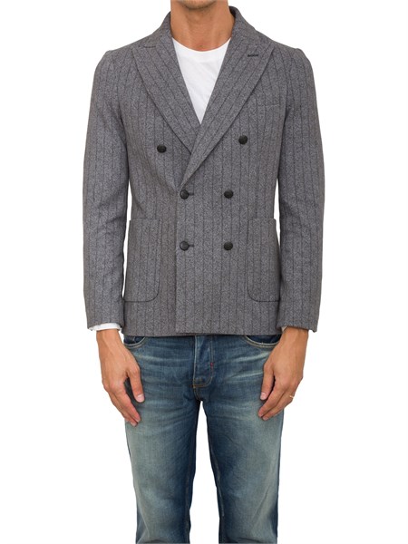 giacca doppiopetto uomo circolo 1901 grigio cn4534