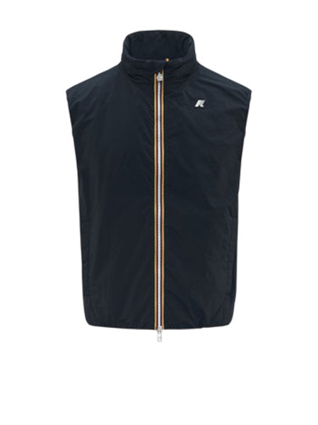 gilet valen k way uomo in nylon blu waterproof k2136bw