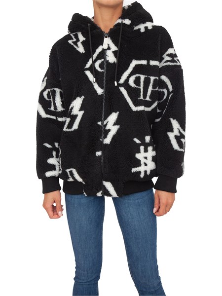giubbino donna philipp plein nero wrb1091pte003n