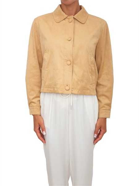 giubbino dulcine kocca effetto scamosciato beige dulcinegb8573