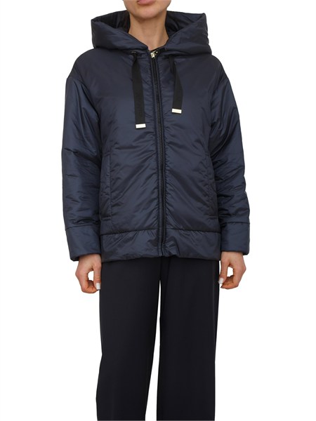 giubbino imbottito mtcdaria max mara the cube in tela blu mtcdaria