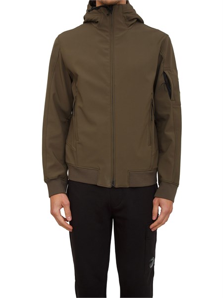 giubbino uomo cp company in tessuto tecnico verde mow701a006097a
