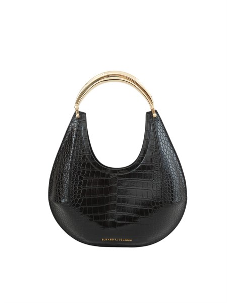 hobo media nero elisabetta franchi con manico gioiello bs28a57e2