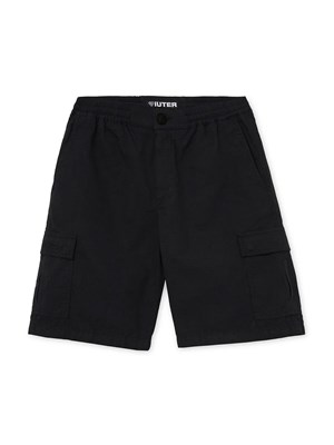 IUTER IUTER 24SICS01 Berm.Blk Cargo Rip Nero Uomo in Bermuda