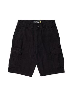 IUTER IUTER 24SICS02 Berm.Blk Cargo Cnv Nero Uomo in Bermuda