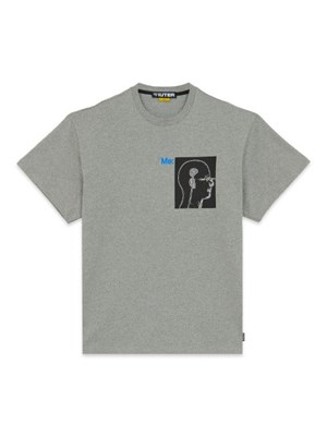 IUTER IUTER 23SITS87 Tee L.Gry Brain in T-shirt