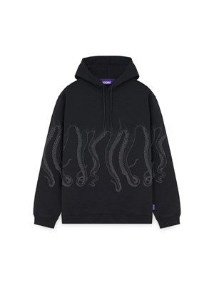 IUTER-OCTOPUS IUTER-OCTOPUS 24WOSH03 Fel.Blk Oct.Outl Nero Uomo in Felpe