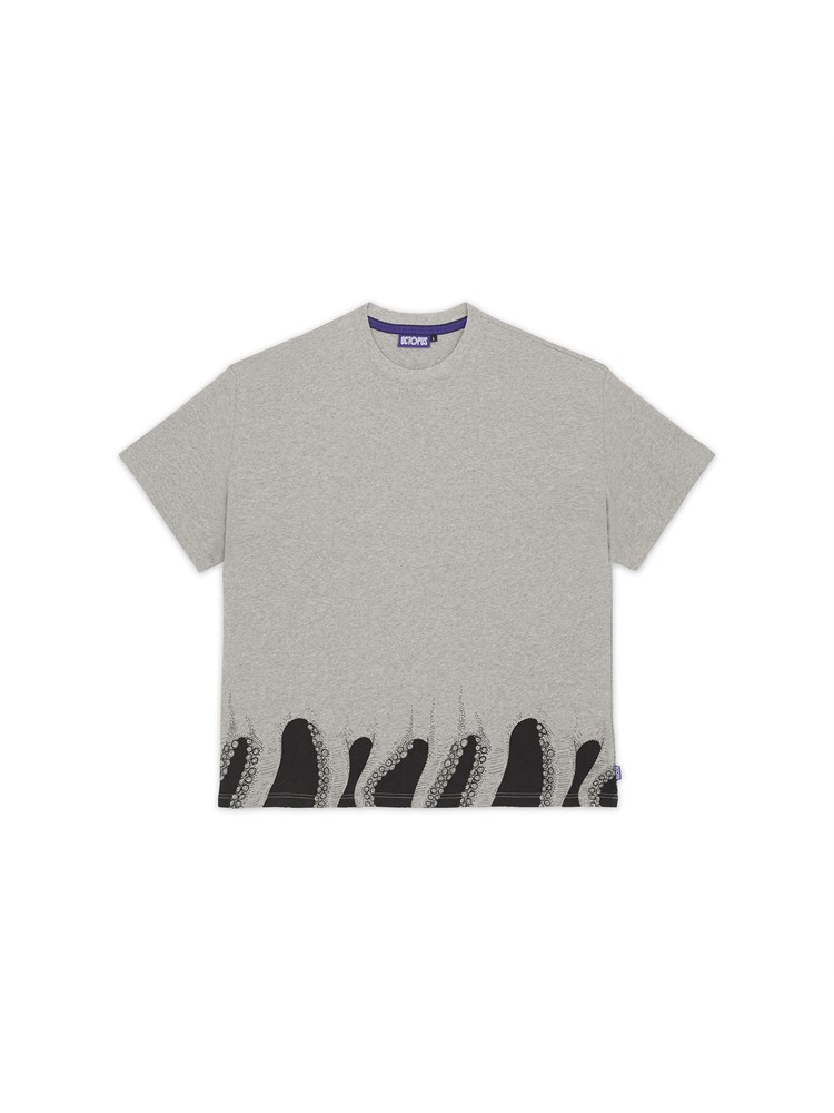 IUTER-OCTOPUS IUTER-OCTOPUS 24WOTS26 Tee L.Gr Oct.Lower Grigio Uomo