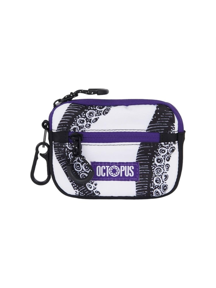 IUTER-OCTOPUS IUTER-OCTOPUS Crvrobgp08 Mini Pouch Blk Viola-Nero-Bianco Uomo