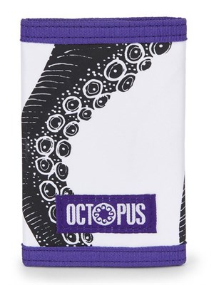 IUTER-OCTOPUS IUTER-OCTOPUS Crvrowlp01 Wallet Bkwh Orig Viola-Nero-Bianco Uomo in Borsa