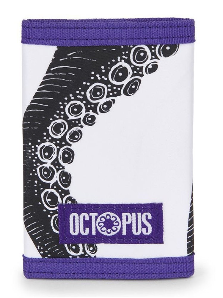 IUTER-OCTOPUS IUTER-OCTOPUS Crvrowlp01 Wallet Bkwh Orig Viola-Nero-Bianco Uomo