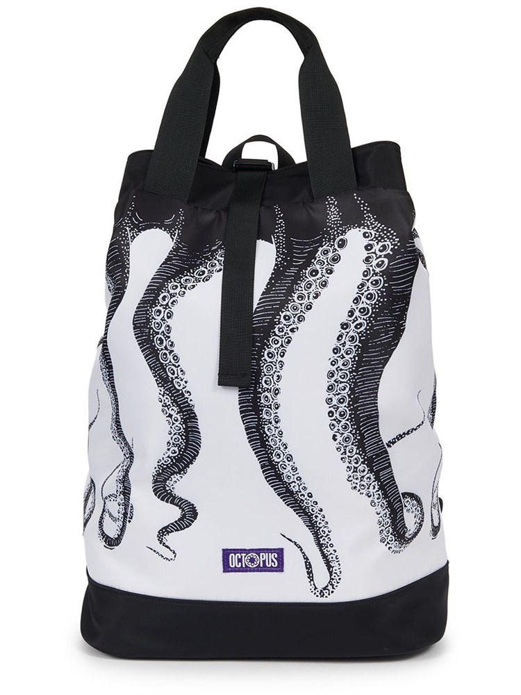 IUTER-OCTOPUS IUTER-OCTOPUS Crvrobgp05 Zaino Blk Oct Nero-Bianco Uomo