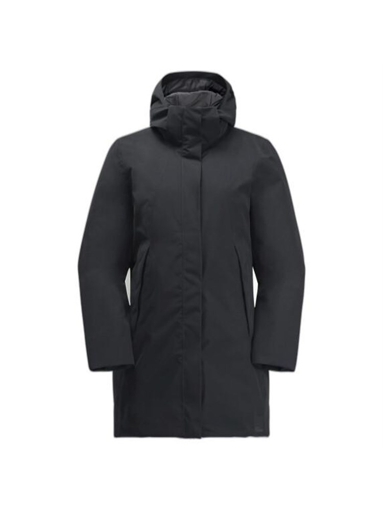 JACK WOLFSKIN JACK WOLFSKIN 1116141 6350 Giacca Capp Lunga Nero Donna