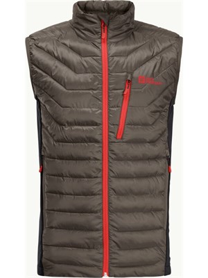 JACK WOLFSKIN JACK WOLFSKIN 1206872 5719 Smanicato Marrone Uomo in Gilet