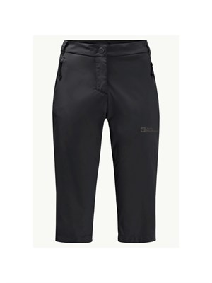 JACK WOLFSKIN JACK WOLFSKIN 1503722 6000 3/4 Pant Nero Donna in Pantalone