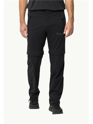 JACK WOLFSKIN JACK WOLFSKIN 1508211 6000 Pant Zip Off Nero Uomo in Pantalone