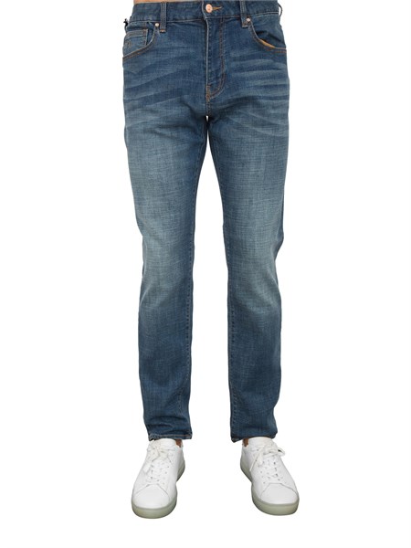 jeans uomo armani exchange blu denim 3dzj13z1xbz