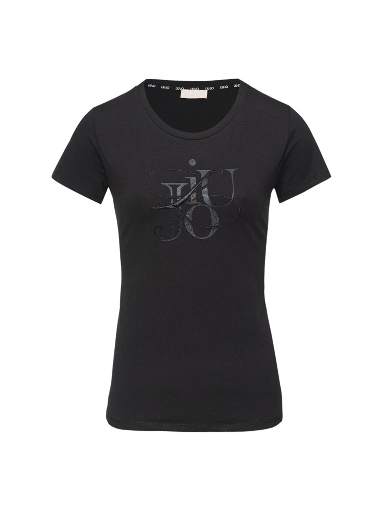 LIU JO LIU JO Ta4136JS003 R9733 T-Shirt Mc Nero Donna