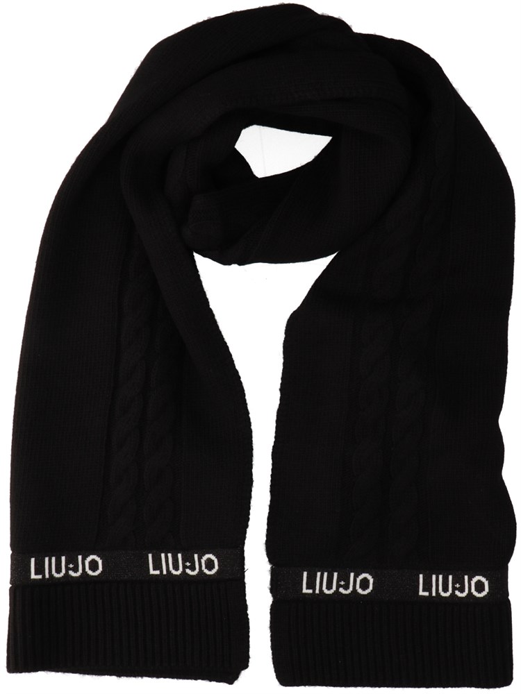 LIU JO LIU JO Tf3232MA55L 22222 Sciarpa Magl Nero Unisex