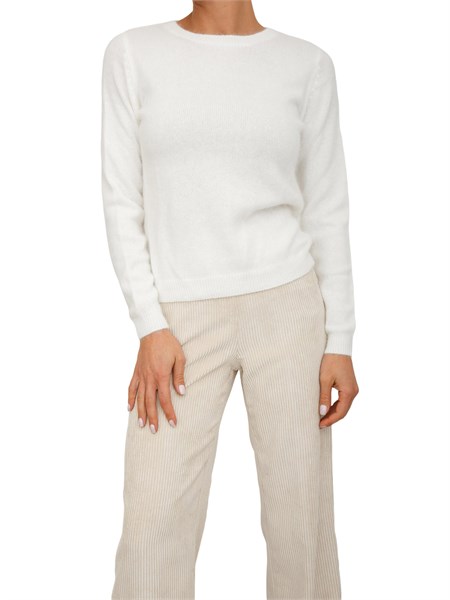 maglia baylee di kocca in misto angora bianca bayleepma7895abun0000