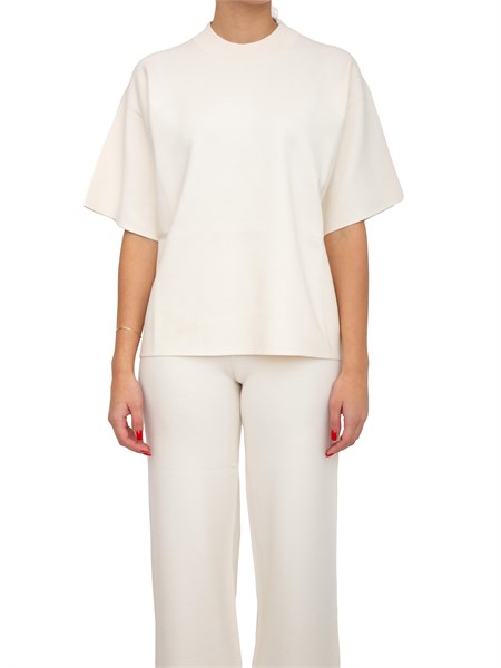 maglia donna amici max mara in filato di viscosa bianca amici