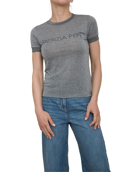 maglia donna patrizia pepe argento 8k0278k128s706