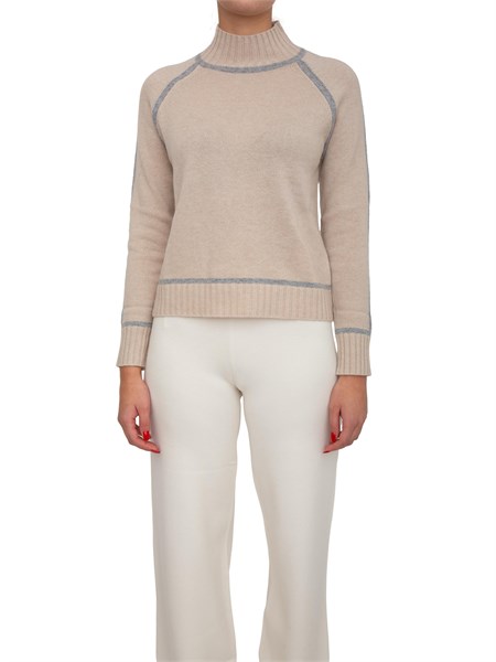 maglia pescara max mara in lana e cashmere beige pescara