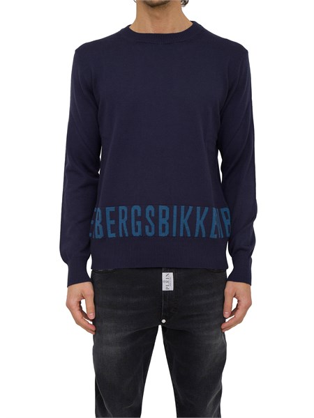 maglia uomo bikkembergs blu bmm0016k0036