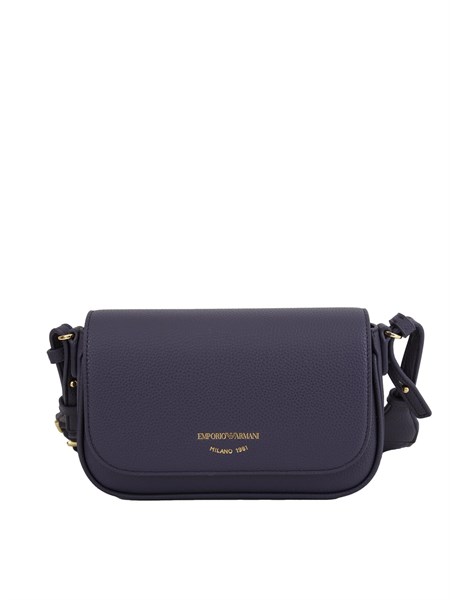 mini bag emporio armani in ecopelle martellata viola ew000538af12036