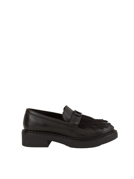 mocassini donna twin set nero 242tcp186