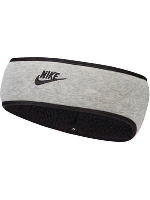 NIKE NIKE Headband Club Fleece Grigio Scuro/Nero Unisex in Fascia