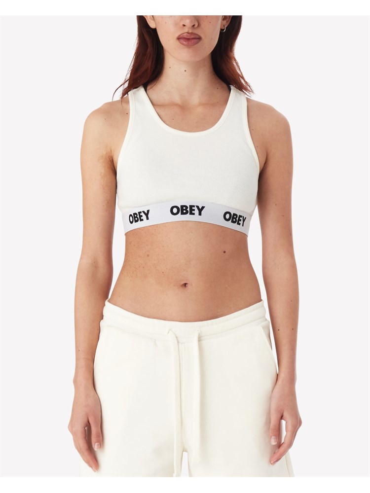 OBEY OBEY 234050148 Tank Ubl Lisa Ii Bianco Donna